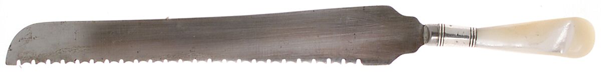 Flatware (Sterling Bolster) Pearl Handle Bread Knife by Pearl Handle-1