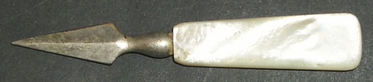 Flatware (Sterling Bolster) Pearl Handle Individual Corn Spear by Pearl Handle-1