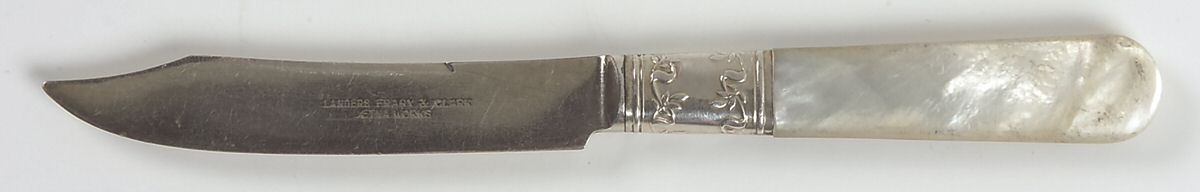 Flatware (Sterling Bolster) Pearl Handle Individual Fruit Knife by Pearl Handle-1
