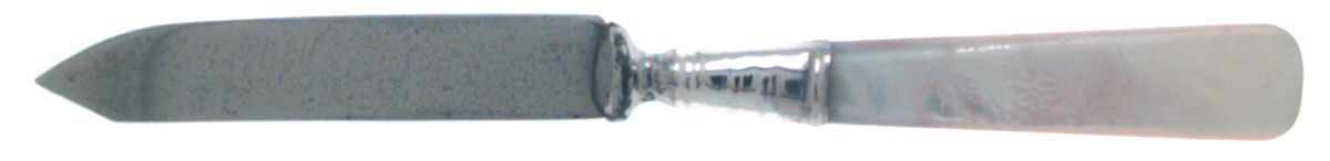 Flatware (Sterling Bolster) Monogram Pearl Handle Individual Fruit Knife by Pearl Handle-1