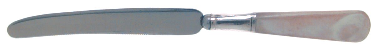 Flatware (Sterling Bolster) Individual Pearl Handle Orange Knife by Pearl Handle-1