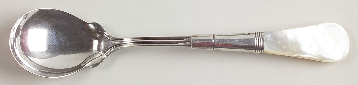 Flatware (Sterling Bolster) Pearl Handle Sugar Spoon by Pearl Handle-1