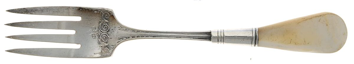 Flatware (Sterling Bolster) Pearl Handle Individual Salad Fork by Pearl Handle-1