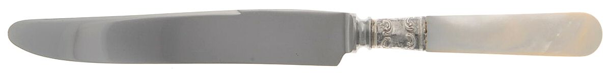 Flatware (Sterling Bolster) New French Hollow Knife by Pearl Handle-1