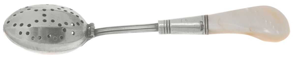 Flatware (Sterling Bolster) Individual Tea Ball Spoon,Hollow,Slvp Bowl by Pearl Handle-1