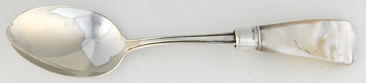 Flatware (Sterling Bolster) Pearl Handle Teaspoon by Pearl Handle-1