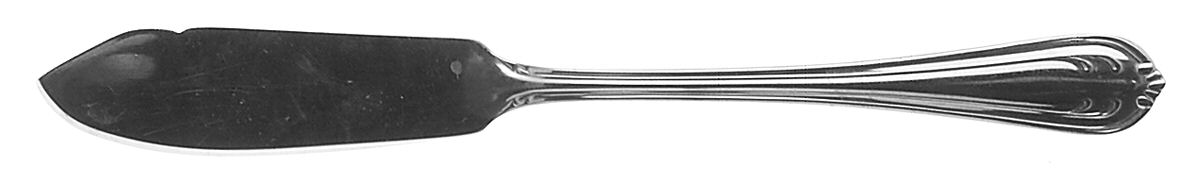 Ansonia (Stainless) Flat Handle Master Butter Knife by Pfaltzgraff-1