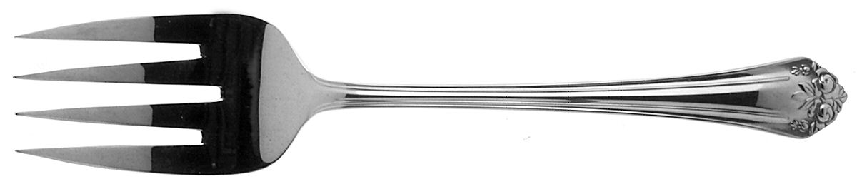 Atherton-Trousseau (Stainless) Medium Solid Cold Meat Serving Fork by Pfaltzgraff-1
