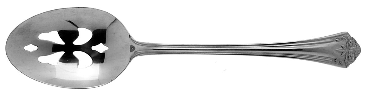 Atherton-Trousseau (Stainless) Pierced Tablespoon (Serving Spoon) by Pfaltzgraff-1