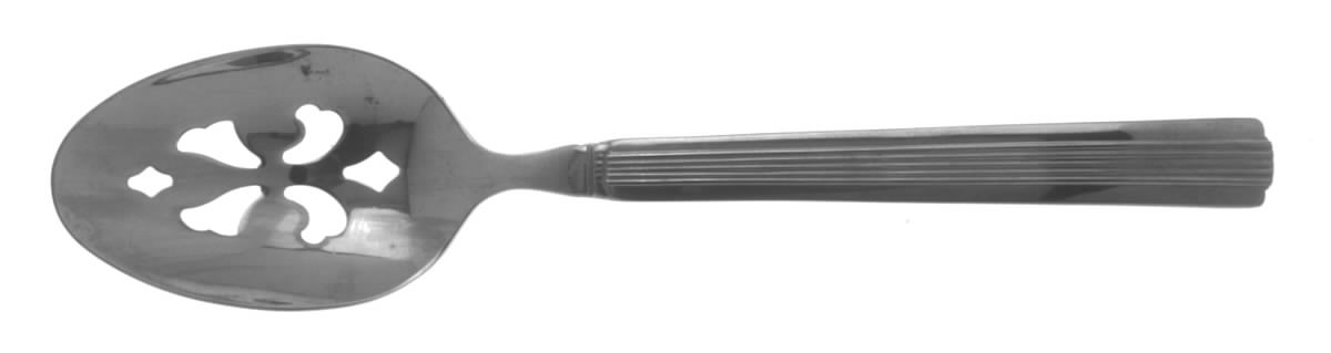 Brighton (Stainless) Pierced Tablespoon (Serving Spoon) by Pfaltzgraff-1