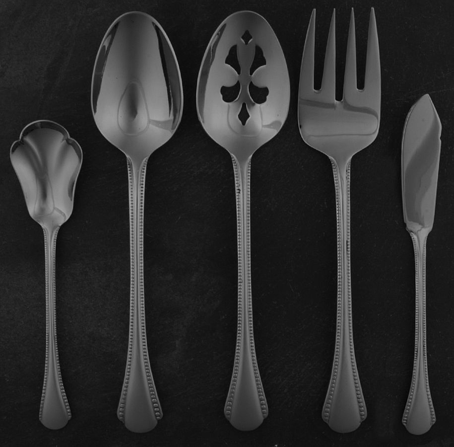 Casselberry (Stainless) 5 Piece Hostess Set by Pfaltzgraff-1