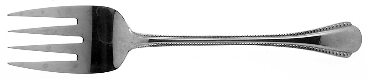 Casselberry (Stainless) Medium Solid Cold Meat Serving Fork by Pfaltzgraff-1