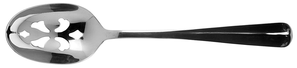 Courtland (Stainless) Pierced Tablespoon (Serving Spoon) by Pfaltzgraff-1