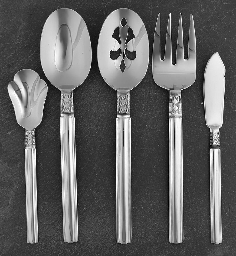 Crossroads (Stainless) 5 Piece Hostess Set by Pfaltzgraff-1