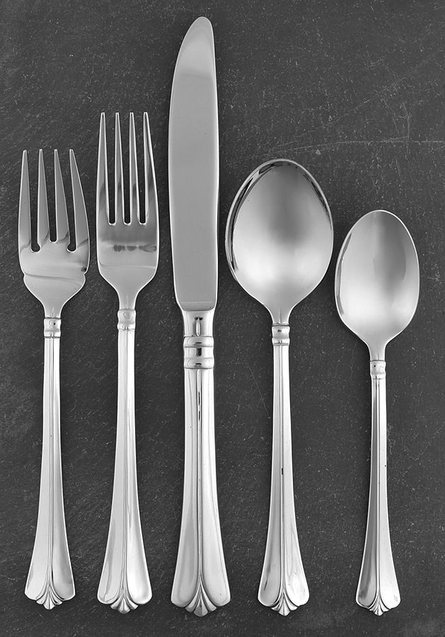Ellington (Stainless) 5 Piece Place Setting by Pfaltzgraff-1