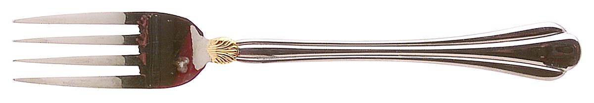 Golden Artesia (Stainless, Gold Accent) Individual Salad Fork by Pfaltzgraff-1