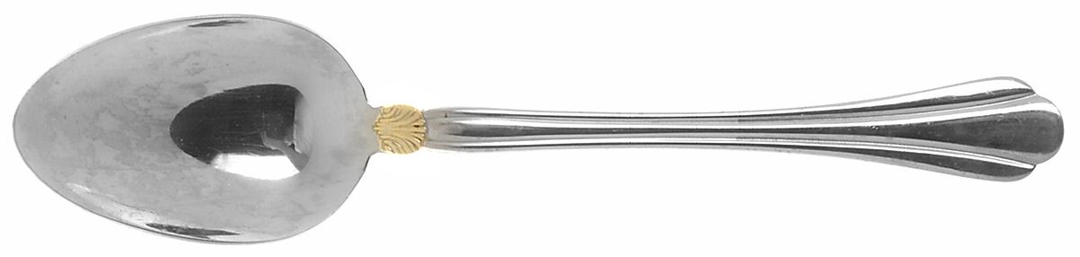 Golden Artesia (Stainless, Gold Accent) Place/Oval Soup Spoon by Pfaltzgraff-1