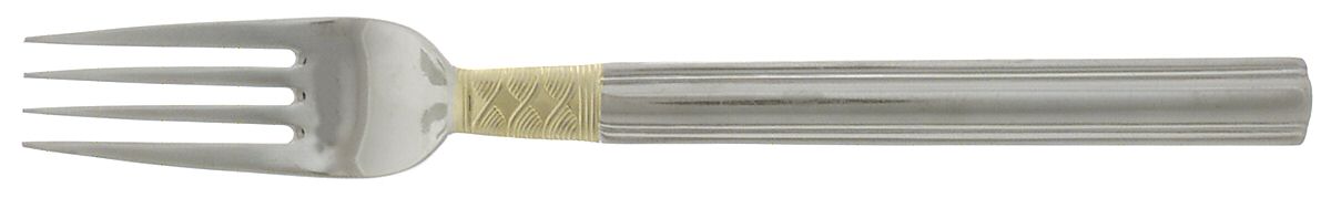Golden Crossroads (Stainless, Gold Accent) Fork by Pfaltzgraff-1