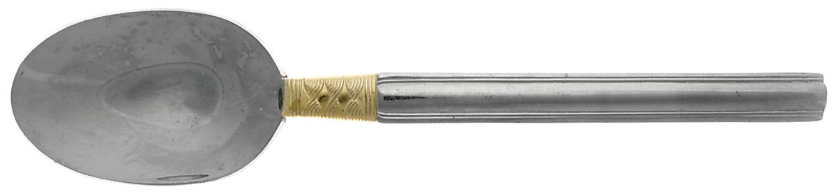 Golden Crossroads (Stainless, Gold Accent) Place/Oval Soup Spoon by Pfaltzgraff-1