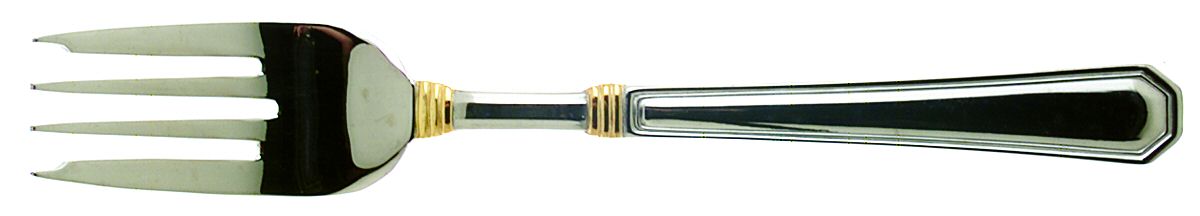Golden Providence (Stainless, Gold Accent) Individual Salad Fork by Pfaltzgraff-1