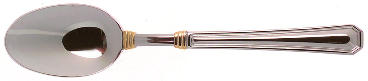 Golden Providence (Stainless, Gold Accent) Teaspoon by Pfaltzgraff-1