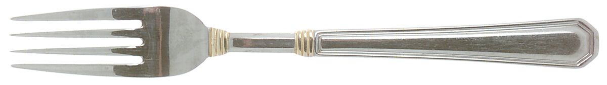 Golden Providence (Stainless, Gold Accent) Fork by Pfaltzgraff-1