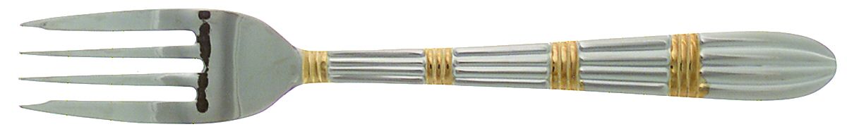 Golden Strata Individual Salad Fork by Pfaltzgraff-1