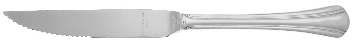 Margate (Stainless) Steak Knife Individual Hollow, Serrate HC by Pfaltzgraff-1