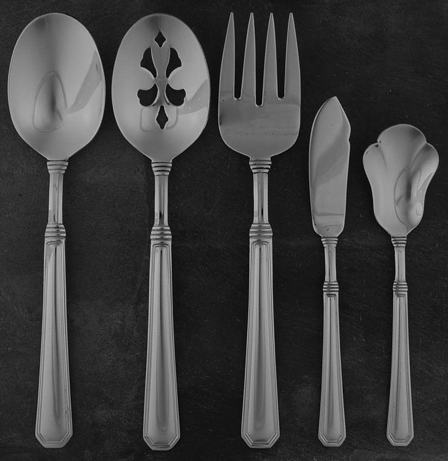 Providence (Stainless, Glossy) 5 Piece Hostess Set by Pfaltzgraff-1