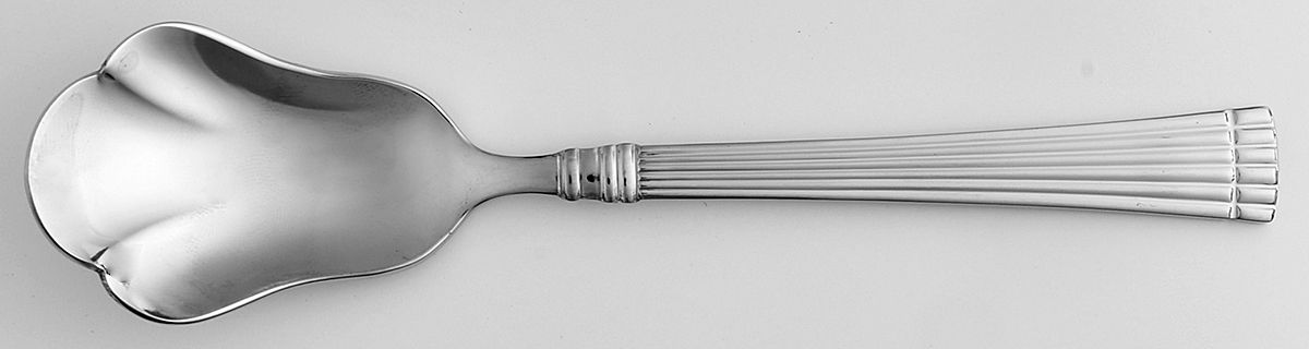Schematics (Stainless) Sugar Shell Spoon by Pfaltzgraff-1
