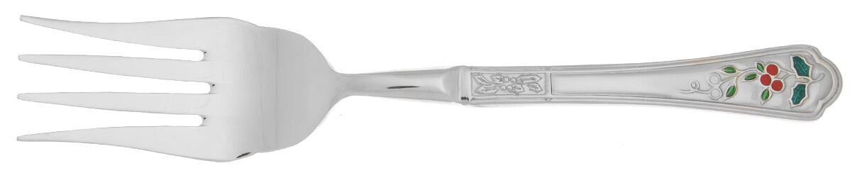 Winterberry (Stainless) Cold Meat Fork Large, Stainless Tines HC by Pfaltzgraff-1