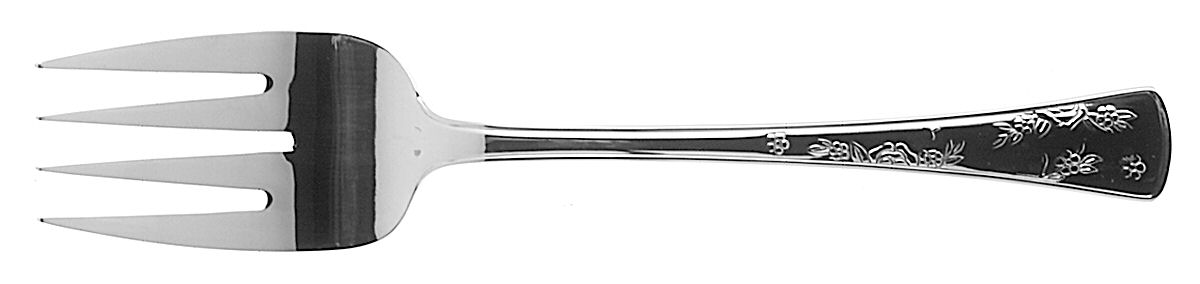 Wyndham (Stainless) Medium Solid Cold Meat Serving Fork by Pfaltzgraff-1