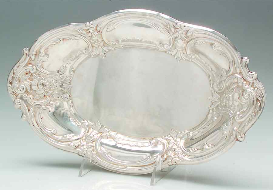 Beau Regande (Silverplate, Hollowware) Silverplate Bread Tray by Poole Silver -1