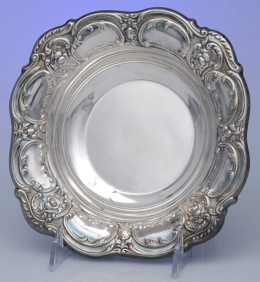 Beau Regande (Silverplate, Hollowware) 8" Bon Bon Bowl by Poole Silver -1