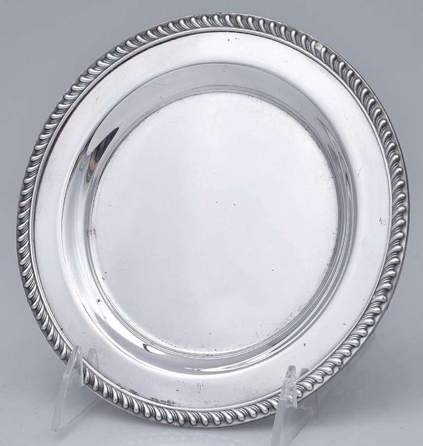 Georgian (Silverplate, Hollowware) Silverplate Salad Plate by Poole Silver -1