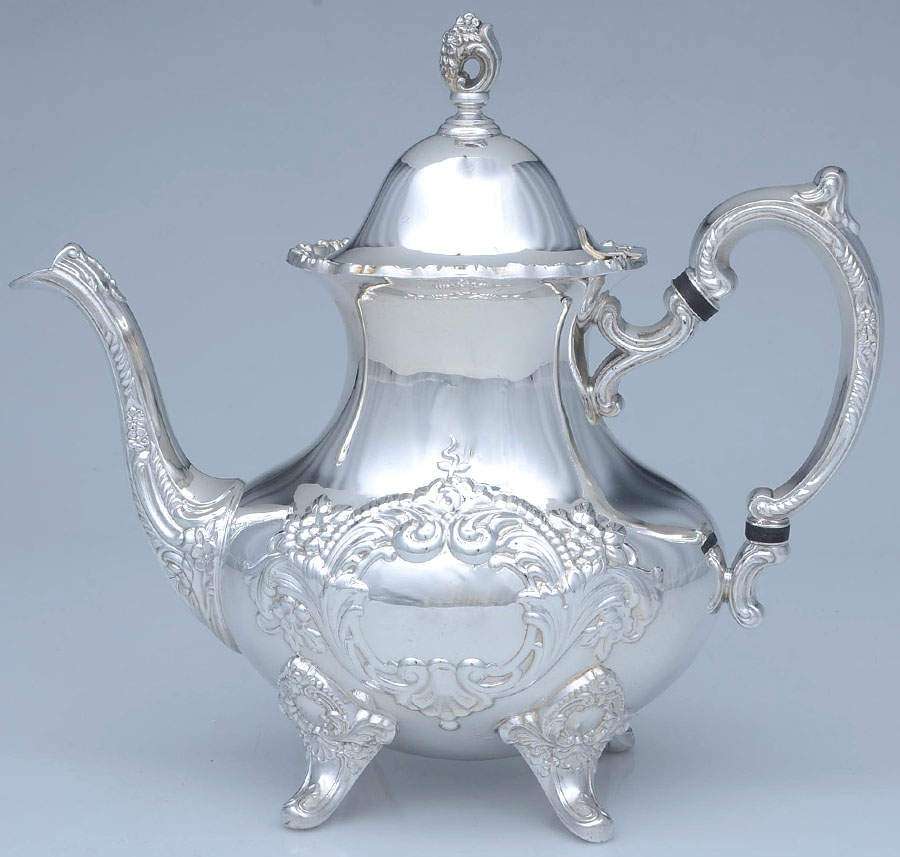 Jack Shepard Reproduction (Silverplate, Hollowware) Teapot by Poole Silver -1