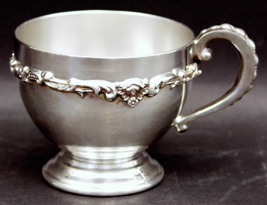 Lancaster Rose (Silverplate, Hollowware) Punch Cup by Poole Silver -1