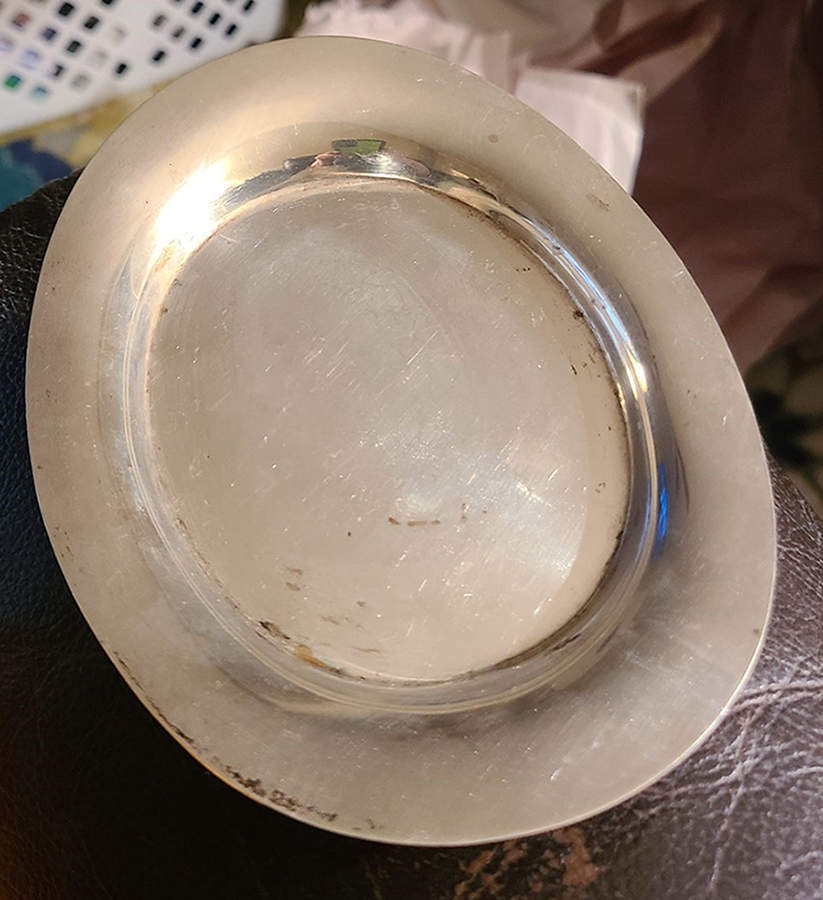 Lancaster Rose (Sterling, Hollowware) Pipkin Tray by Poole Silver -1