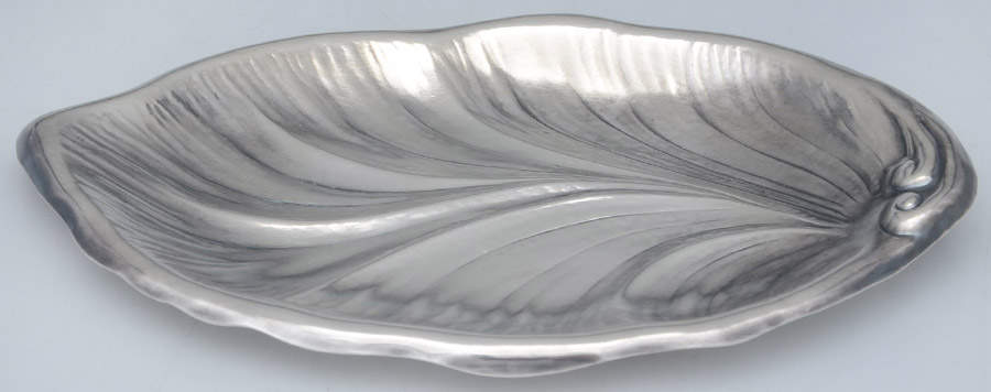 Sterling Hollowware 6" Leaf Dish by Poole Silver -1