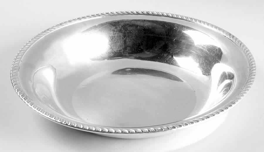 Sterling Hollowware 9" Round Vegetable Bowl by Poole Silver -1