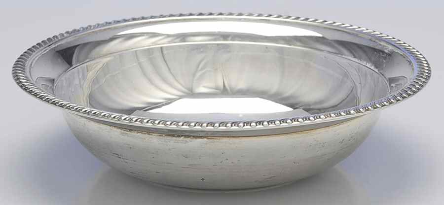 Sterling Hollowware Small Sterling Round Vegetable Bowl by Poole Silver -1