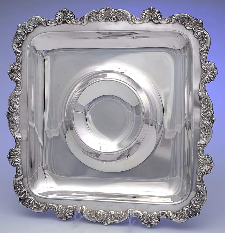 Old English (Silverplate, Hollowware) Shrimp and Dip Server by Poole Silver -1