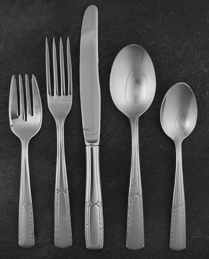 Plaza (Stainless) 5 Piece Place Setting by Providence-1