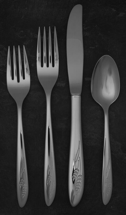 Flowing Wheat (Stainless) 4 Piece Place Setting by Prestige-1