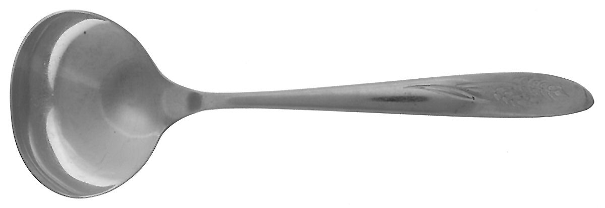 Flowing Wheat (Stainless) Solid Gravy Ladle by Prestige-1