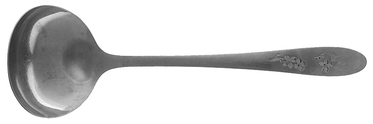 PSS5 (STAINLESS, DECO ETCHED) Solid Gravy Ladle by Prestige-1