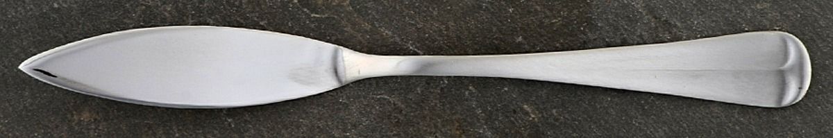 1776R (Stainless) Flat Handle Master Butter Knife by Present-1
