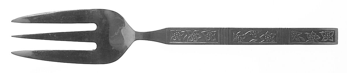 Dalmatia (Stainless) Medium Solid Cold Meat Serving Fork by Present-1
