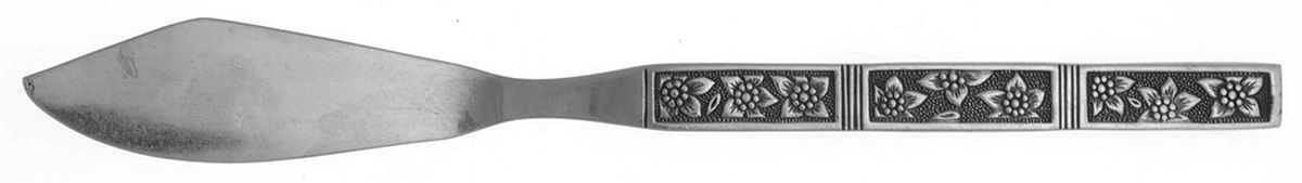 Dalmatia (Stainless) Flat Handle Master Butter Knife by Present-1