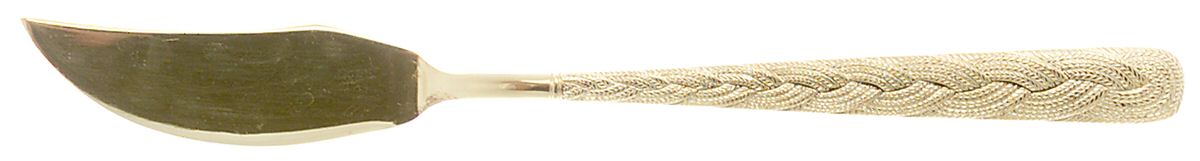 Gold Alexia (Gold Electroplate) Flat Handle Master Butter Knife by Present-1